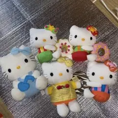 ハローキティ ぬいぐるみ 5体セット アロハ 南国 日焼け レア - メルカリ
