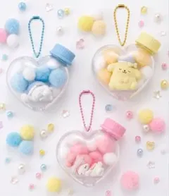 キャラもふケースマスコット3個　シナモロール　マイメロディ　ポムポムプリン