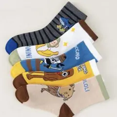 イタリアンブレインロット　キッズソックス 5足セット 6〜8歳位16〜19cm位