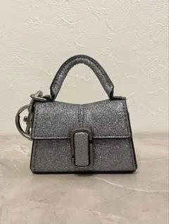 MARC JACOBS ザ ナノトップハンドル バッグチャーム シルバーのサムネイル