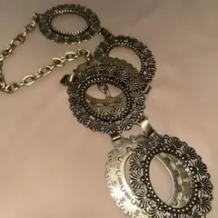 vintage シルバーチェーンベルト