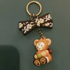 リボンダッフィ　ディズニーシーキーホルダー廃盤貴重