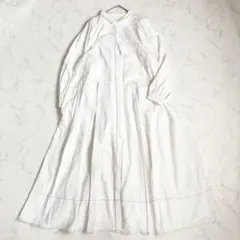 新品✨　willfully ウィルフリー　ステッチボリュームスリーブワンピース