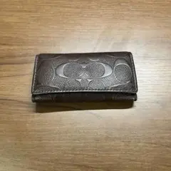 コーチ　coach キーケース　ブラウン　茶色
