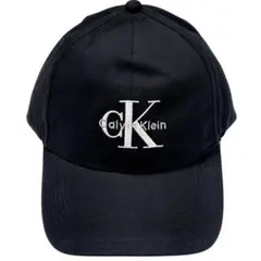 【新品】カルバンクライン キャップ 帽子 CKロゴ 黒 ブラック ベースボール