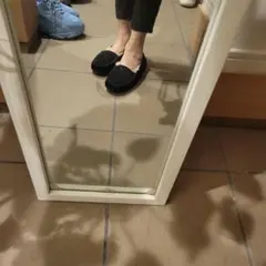 UGG ブラック モカシン