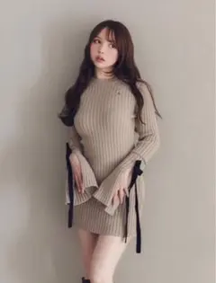 ANDMARY Hana knit mini dress - メルカリ