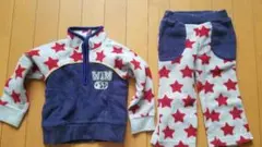 WASK古着USED あたたか フリース上下セットアップ90サイズ