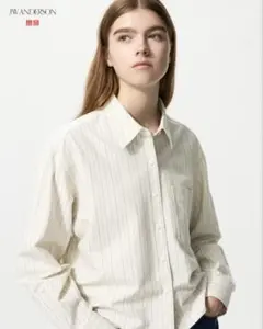 ユニクロ オックスフォードシャツ JW 31 ベージュ　XS