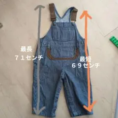 Baby ＧＡＰ　ストライプデニム　オーバーオール