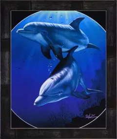 ラッセン　激レア！格安　アクリル板　額付　未使用品 外寸約276×232mm12のサムネイル