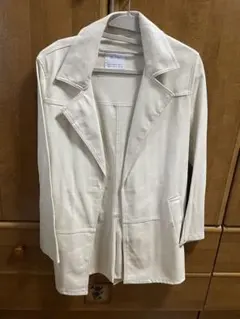 Bershka アイボリー テーラード ハーフジャケット XS