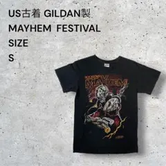 GILDAN製2009 MAYHEM FESTIVALツアースカル Tシャツ S GILDAN製2009 MAYHEM FESTIVALツアースカル Tシャツ S - メルカリ