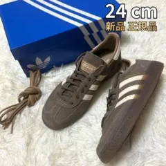 新品 24cm アディダス ハンドボール スペツィアル ブラウン 茶 完売