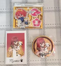 ブルーロック 千切豹馬 ラスカルコラボ 缶バッジ ポラショット ミニアクスタ3点