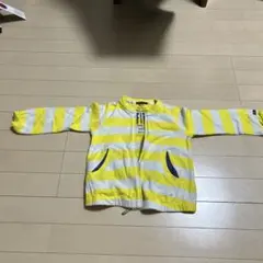 FITH カーディガン 92cm 黄色と白のストライプ