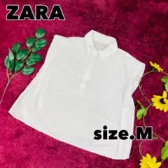 ZARA ザラ ノースリーブ ブラウス Mサイズ シミあり