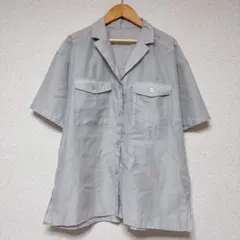 ページボーイ　ゆったり透け感シャツ　ブラウス