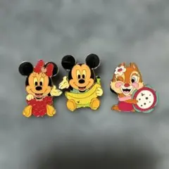 東京ディズニーシー　15周年　限定ピンバッジ　ミッキー　ミニー　クラリス