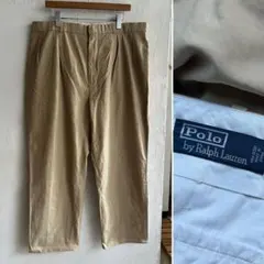 90s ポロバイラルフローレン 2タック ヘリンボーン スラックス W31