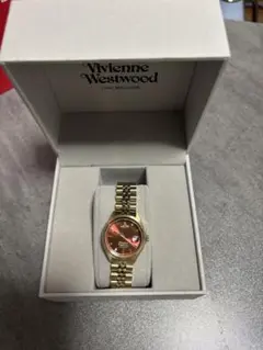 Vivienne Westwood 手錶 (石英) 金色/粉紅色