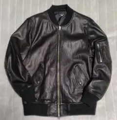 【本革】type MA-１ レザージャケット 黒