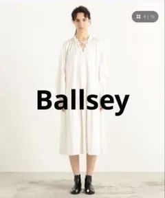 Ballseyハイカウントサテン ティアードワンピースのサムネイル