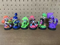 スプラトゥーン3 amiibo オレンジ ガール グリーン イカ - メルカリ