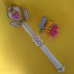 【ジャンク品】プリンセスプリキュア クリスタルプリンセスロッド　ドレスアップキー