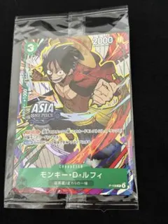 ワンピースカードゲーム ルフィ P-108 プロモ ASIA ミニティン 未開封