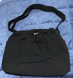 GU ブラック ショルダートートバッグ