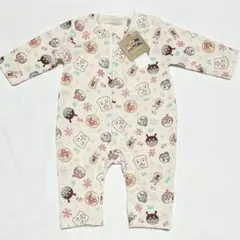 新品 アンパンマン 長袖 ロンパース 裏起毛 冬 80