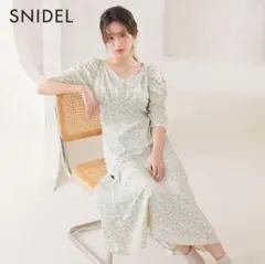 snidel スナイデル Sustainableバリエプリントワンピース