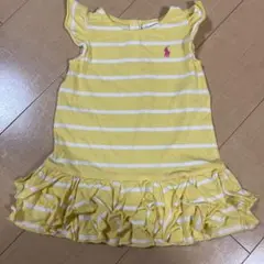 ラルフローレン Ralph Lauren ボーダー フリル ワンピース 80cmのサムネイル