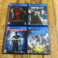 【くちなし様】PS4 4本セット Horizon/Detroit/アンチャ/MG