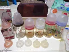 母乳実感　Pigeon コンビ　哺乳瓶 哺乳びん除菌ケース