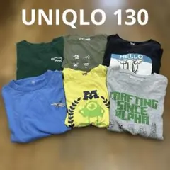 UNIQLO ユニクロ　130 Tシャツ　セット　ディズニー　マイクラ　モンハン