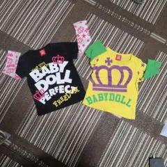 BABYDOLL ベビー長袖Tシャツ 90サイズ 2枚セットのサムネイル