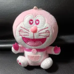 新品　ドラえもん ぬいぐるみキーホルダー ピンク