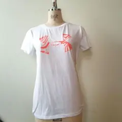 Under Armour HeatGear Tシャツ LG ホワイト/オレンジ