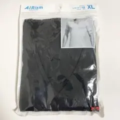 UNIQLO ユニクロ エアリズム Vネック T 半袖 XL Tシャツ ブラック