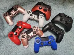 PS4とXbox 純正コントローラー 8台まとめ売り 大量 ジャンク含む