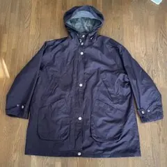 EDDIE BAUER フード付きダークパープルマウンテンパーカー