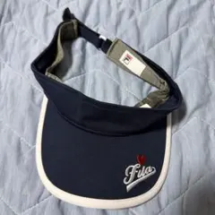 FILA テニスサンバイザー ネイビー