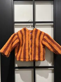 キッズ ボアジャケット オレンジ MARKEY'S