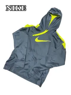NIKE プルオーバーパーカー デカロゴスウッシュ メッシュ ナイキ
