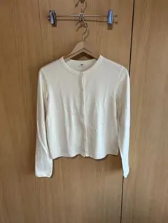 UNIQLO ポインテールカーディガン 40 CREAM