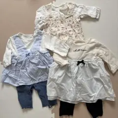 女の子ロンパース70サイズ3点セット