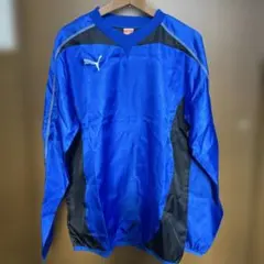 美品　Puma 青 長袖 ピステ メンズM