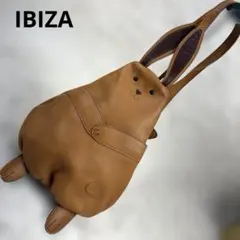 レア！ IBIZA アニマル リュック ウサギ ニンジン 本革 レザー ショルダのサムネイル